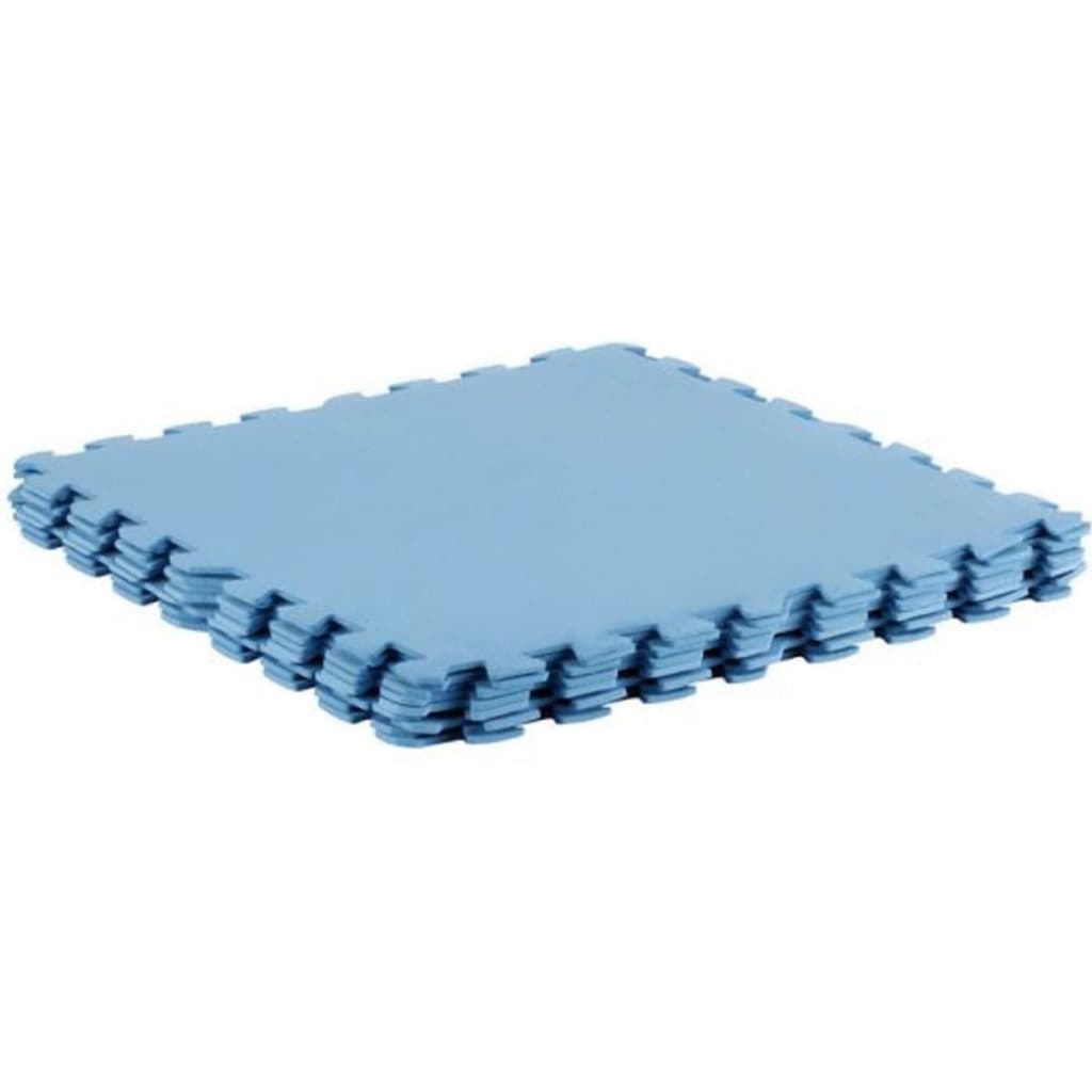 Pool Improve Protector de suelo de piscina 8 piezas azul 50x50 cm