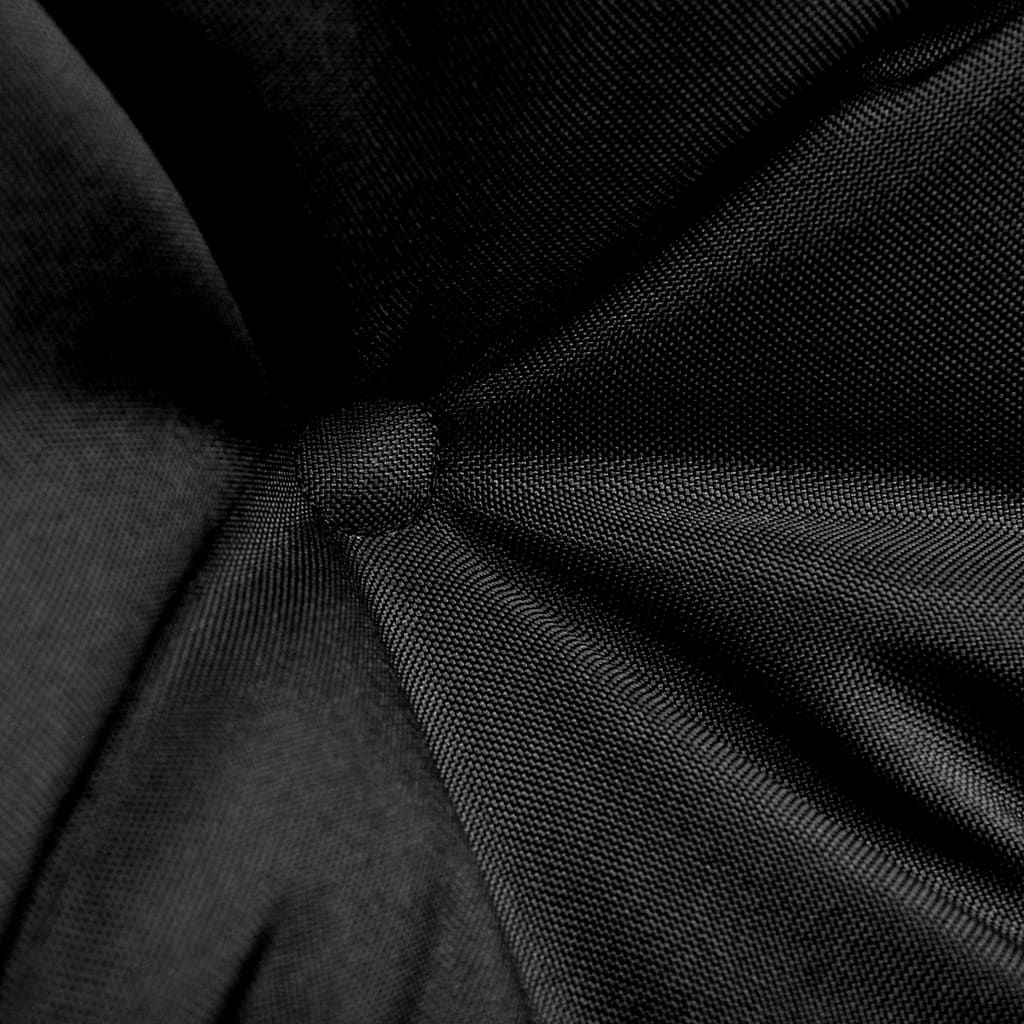 vidaXL Cojín para balancín tela negro y gris 120 cm