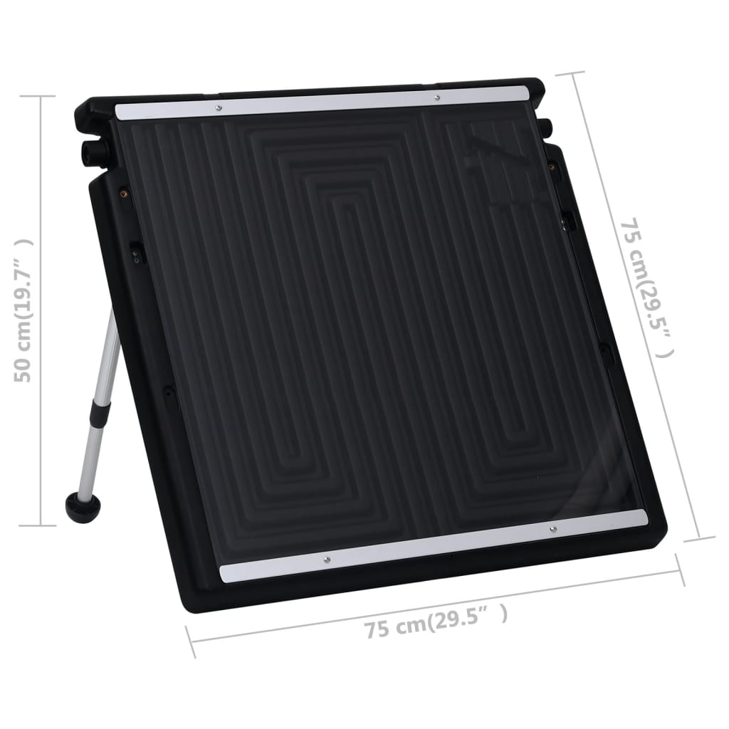vidaXL Panel calefactor solar para piscina 75x75 cm