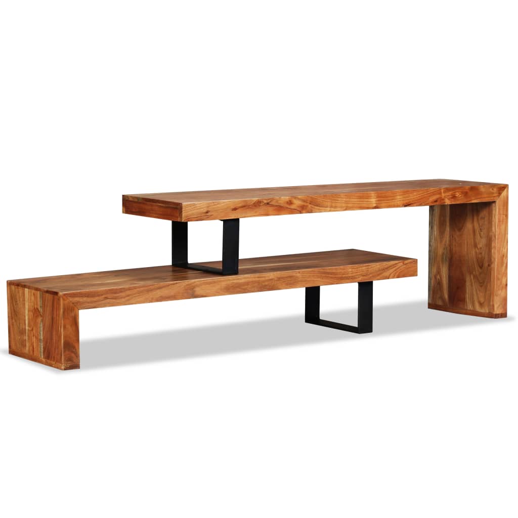 vidaXL Mueble para TV de madera maciza de acacia