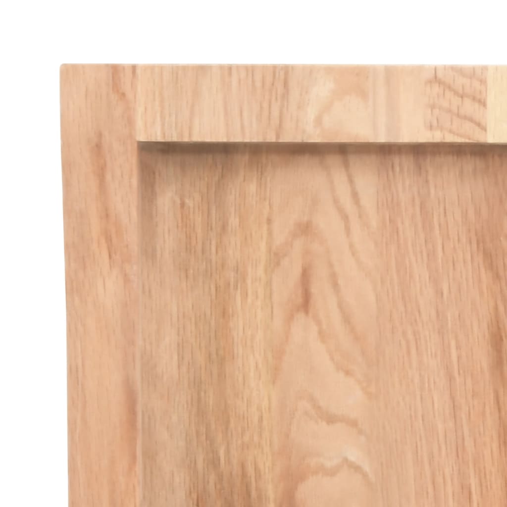vidaXL Tablero mesa madera tratada borde natural marrón 160x60x(2-4)cm
