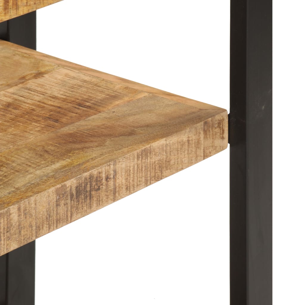 vidaXL Mesa de bar madera maciza de mango rugosa 120x40x101 cm