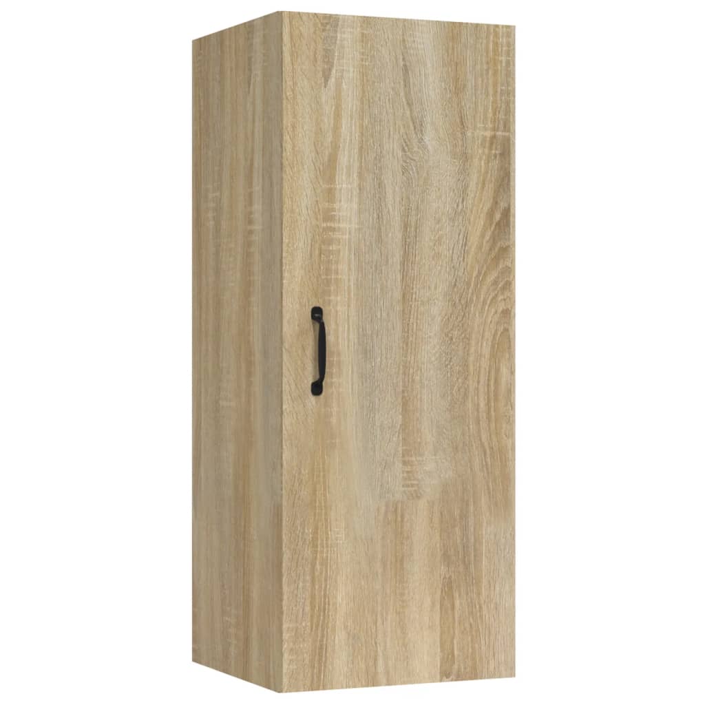 vidaXL Armario de pared madera de ingeniería roble Sonoma 34,5x34x90cm