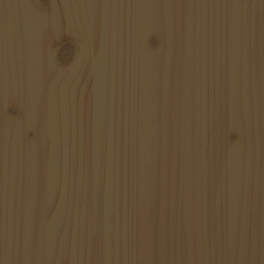 vidaXL Estructura de cama madera maciza de pino marrón miel 160x200 cm