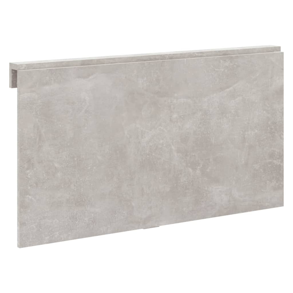 vidaXL Mesa de pared plegable contrachapada gris hormigón 100x60x56 cm