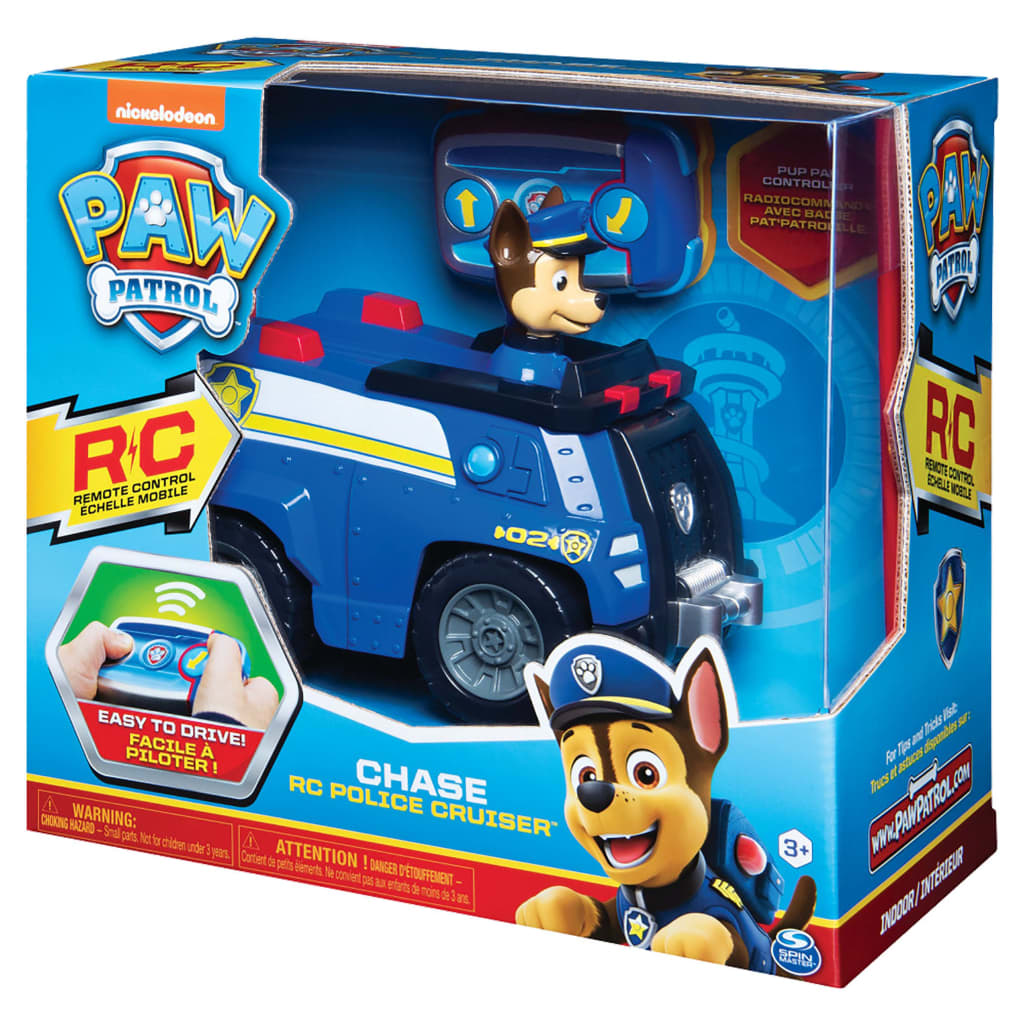 Paw Patrol Coche de juguete con radiocontrol Chase Cruiser