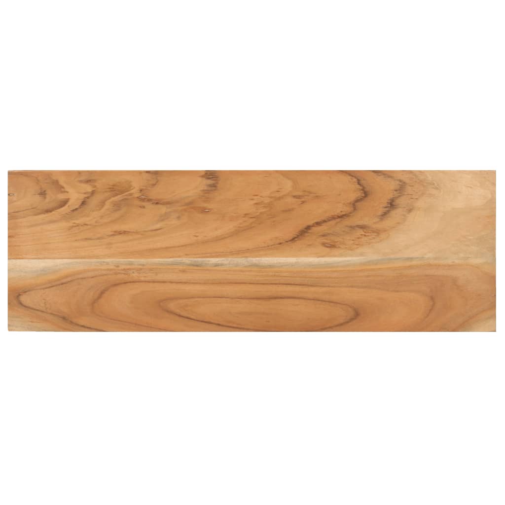 vidaXL Mesa de centro de madera maciza de acacia 90x30x40 cm