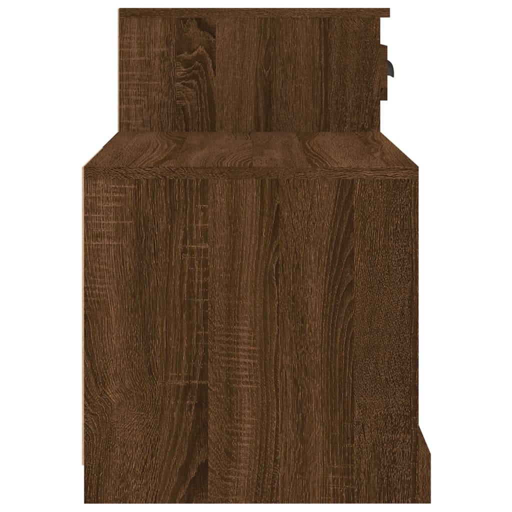 vidaXL Mueble zapatero madera contrachapada roble marrón 100x42x60 cm