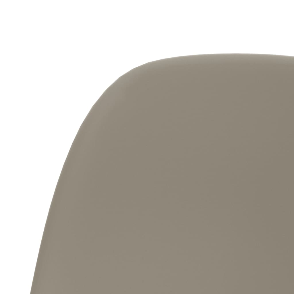 vidaXL Silla de comedor giratoria de terciopelo gris claro