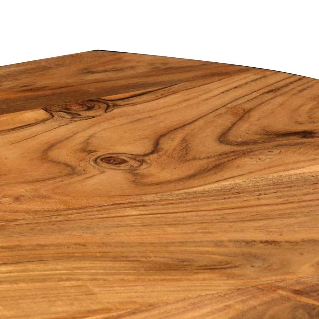 vidaXL Escritorio de madera de acacia maciza 120x50x77 cm