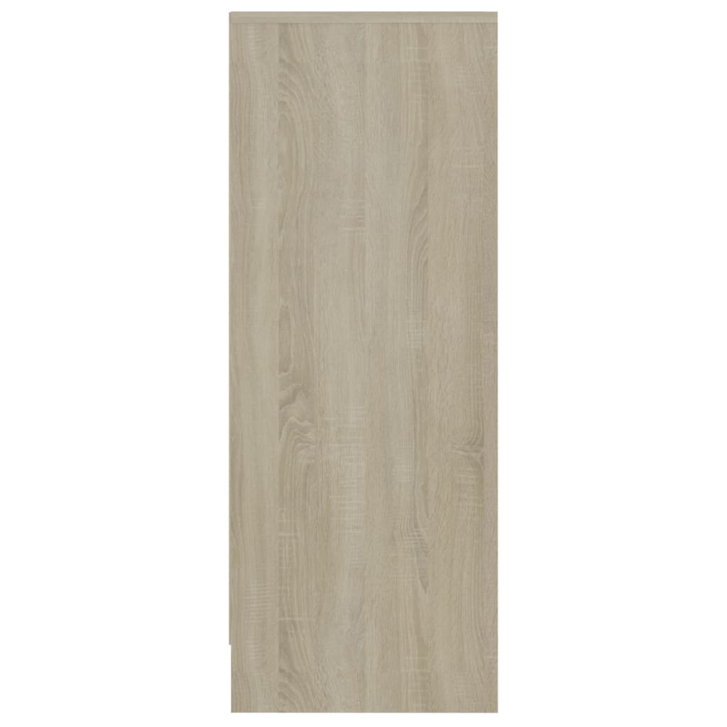vidaXL Mueble zapatero madera contrachapada roble Sonoma 60x35x92 cm