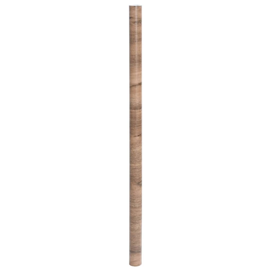 vidaXL Pegatina de mueble autoadhesiva PVC aspecto madera 90x500 cm