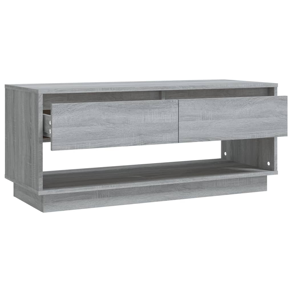 vidaXL Mueble de TV madera de ingeniería gris Sonoma 102x41x44 cm