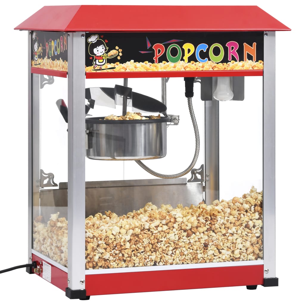 vidaXL Máquina para hacer palomitas de maíz con olla de teflón 1400 W