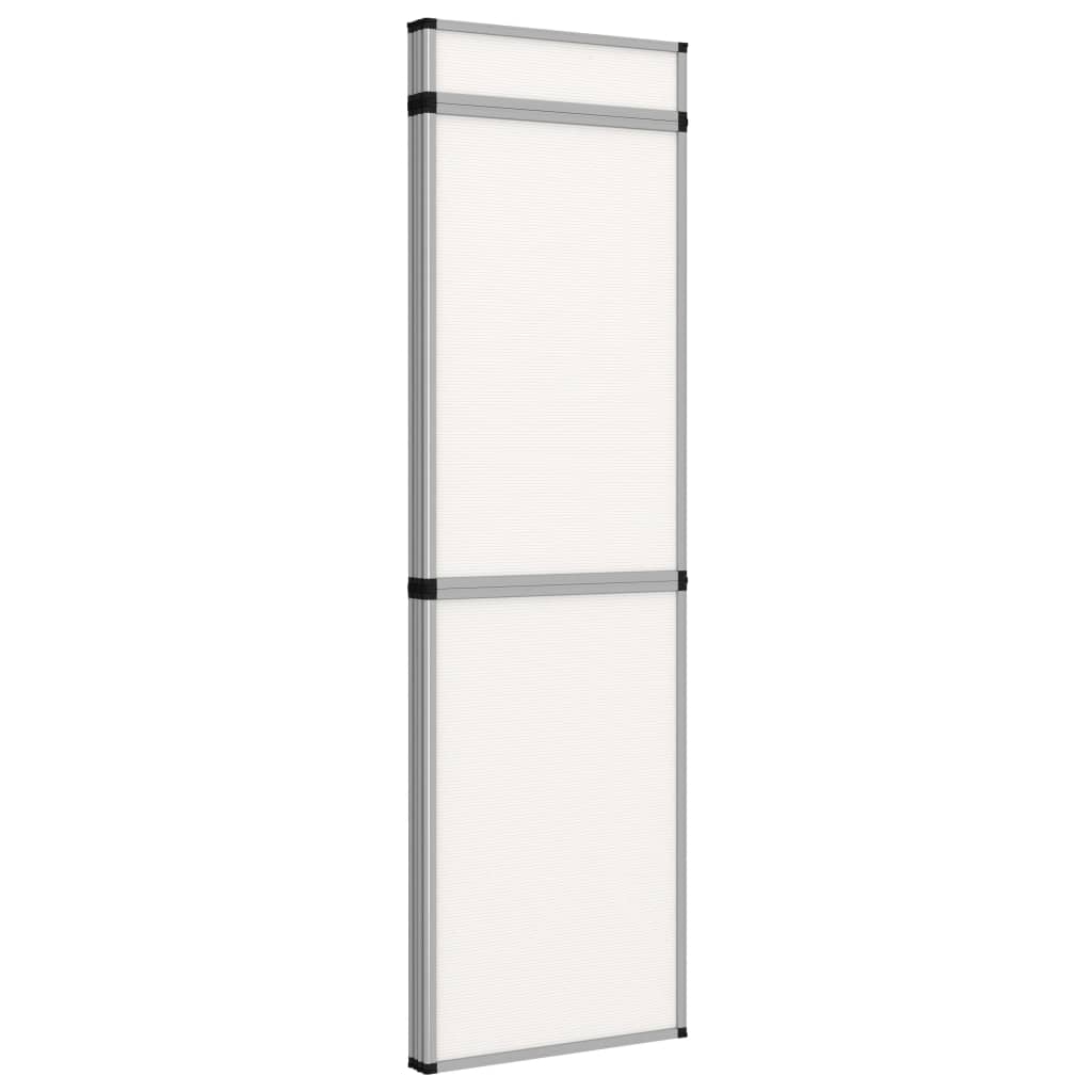 vidaXL Cartelera de exposición plegable 12 paneles blanco 242x200 cm