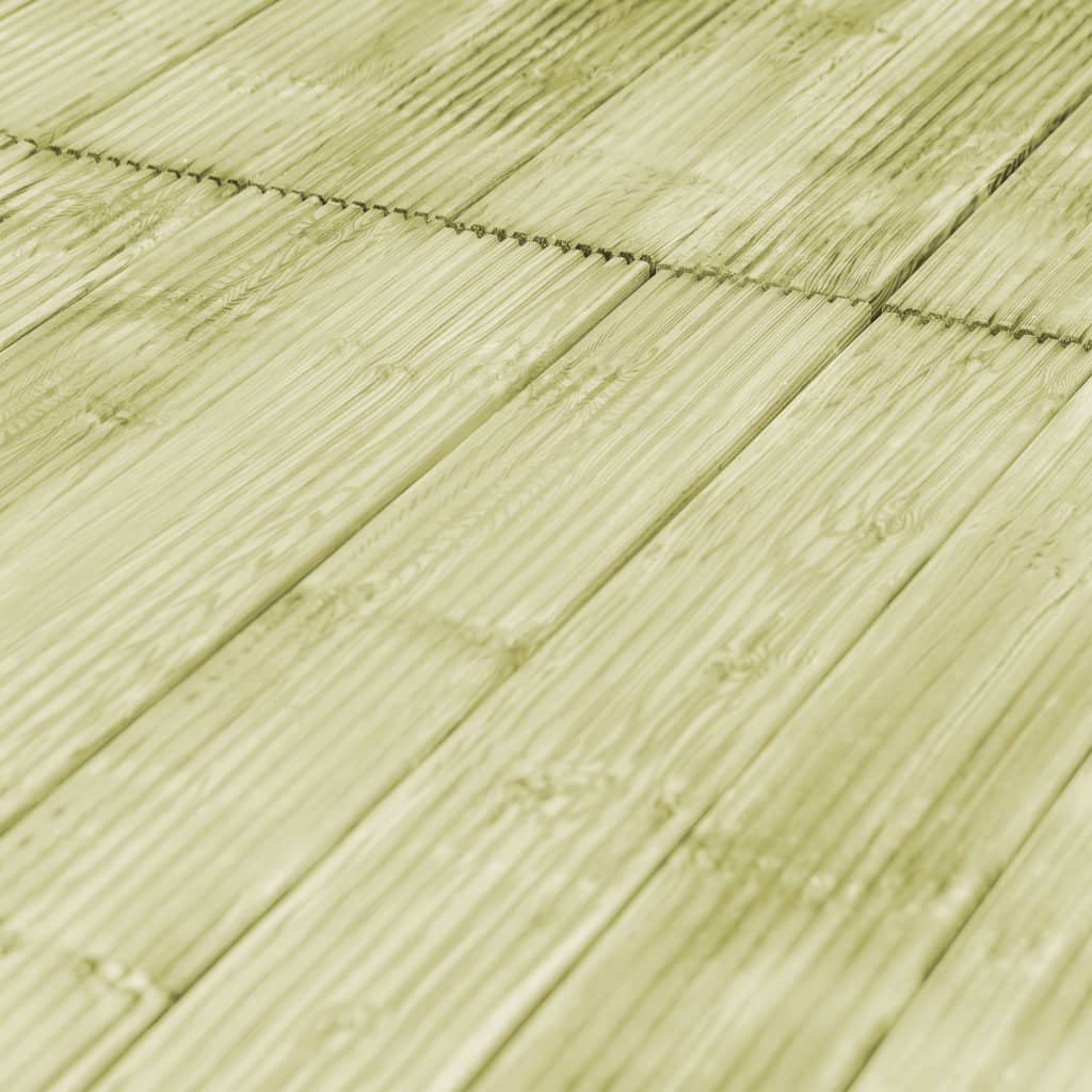 vidaXL Tablas para terraza 48 uds madera de pino impregnada 5,76 m² 1m