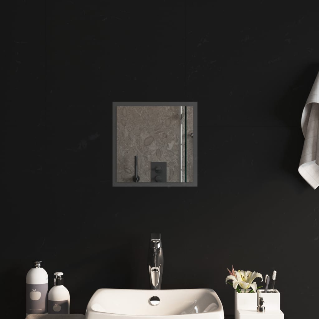 vidaXL Espejo de baño con LED 30x30 cm