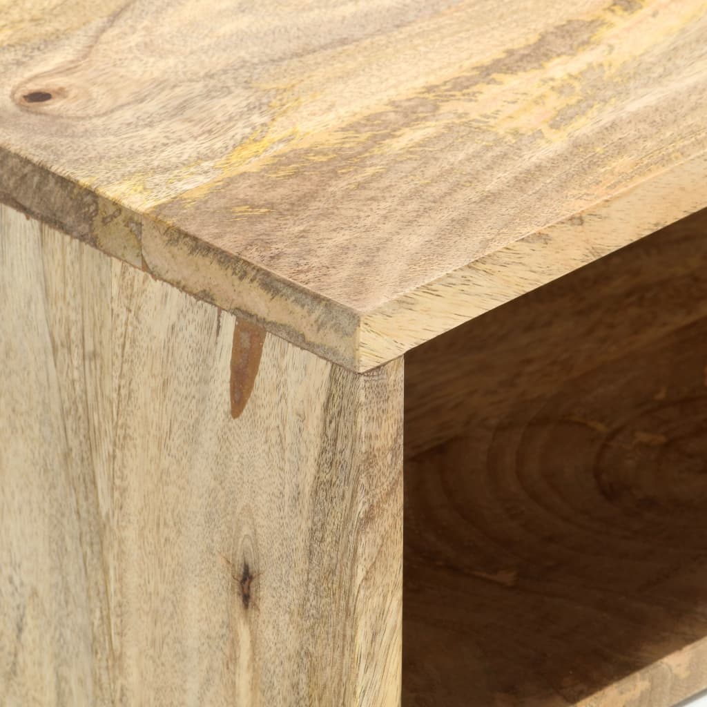 vidaXL Mueble para TV de madera maciza de mango 110x35x48 cm