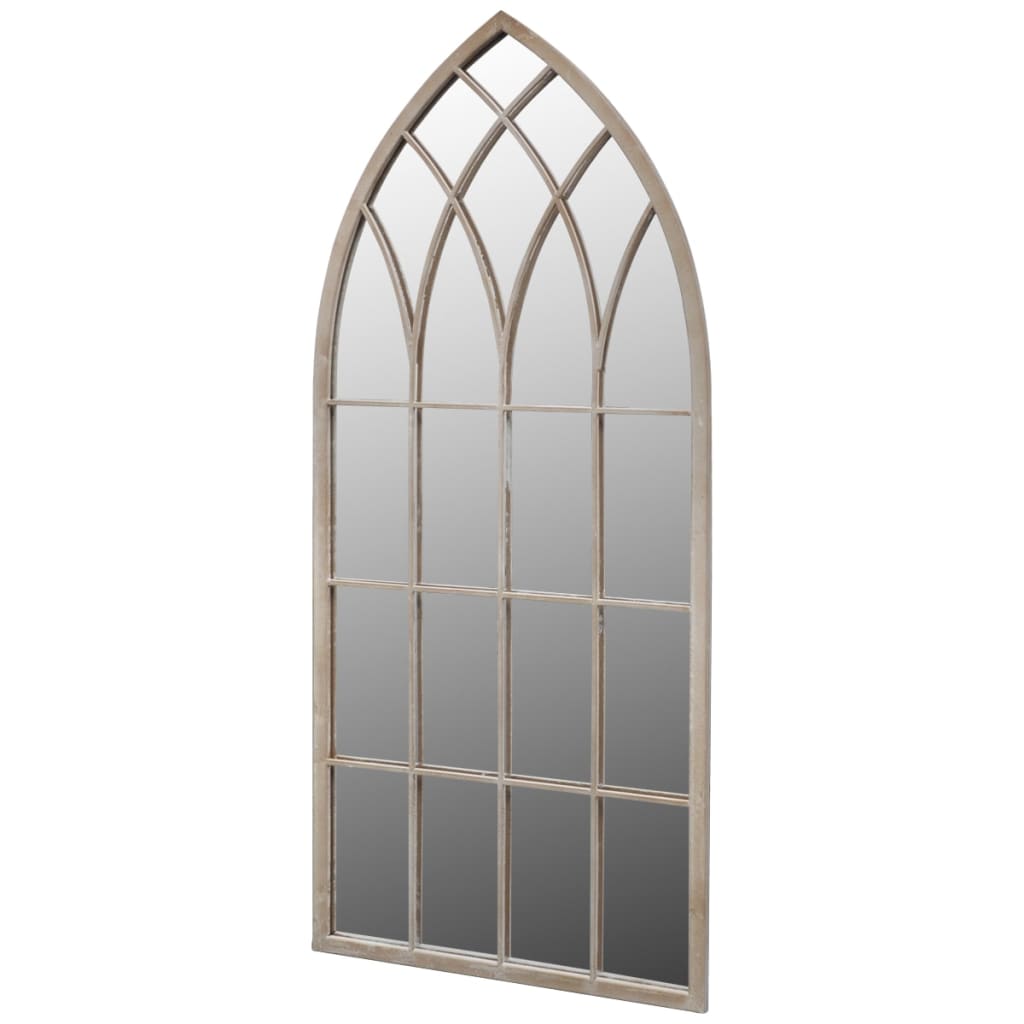 vidaXL Espejo de jardín arco gótico uso interior y exterior 50x115 cm