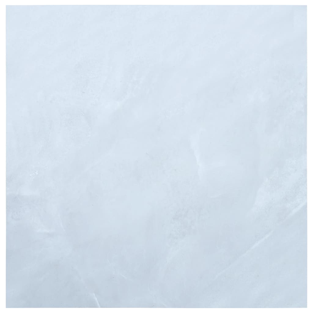 vidaXL Lamas para suelo autoadhesivas PVC mármol blanco 5,11 m²