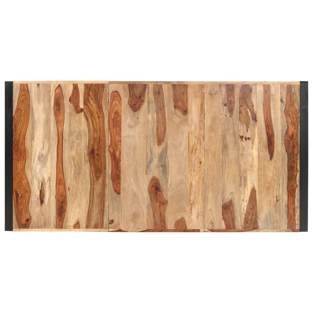 vidaXL Mesa alta de cocina de madera maciza de sheesham 180x90x110 cm