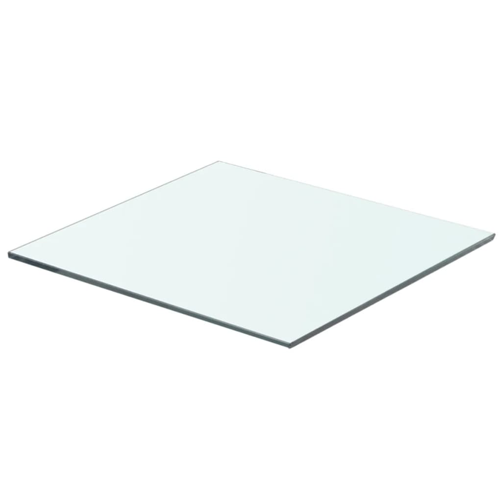 vidaXL Panel de estante vidrio claro 40x30 cm
