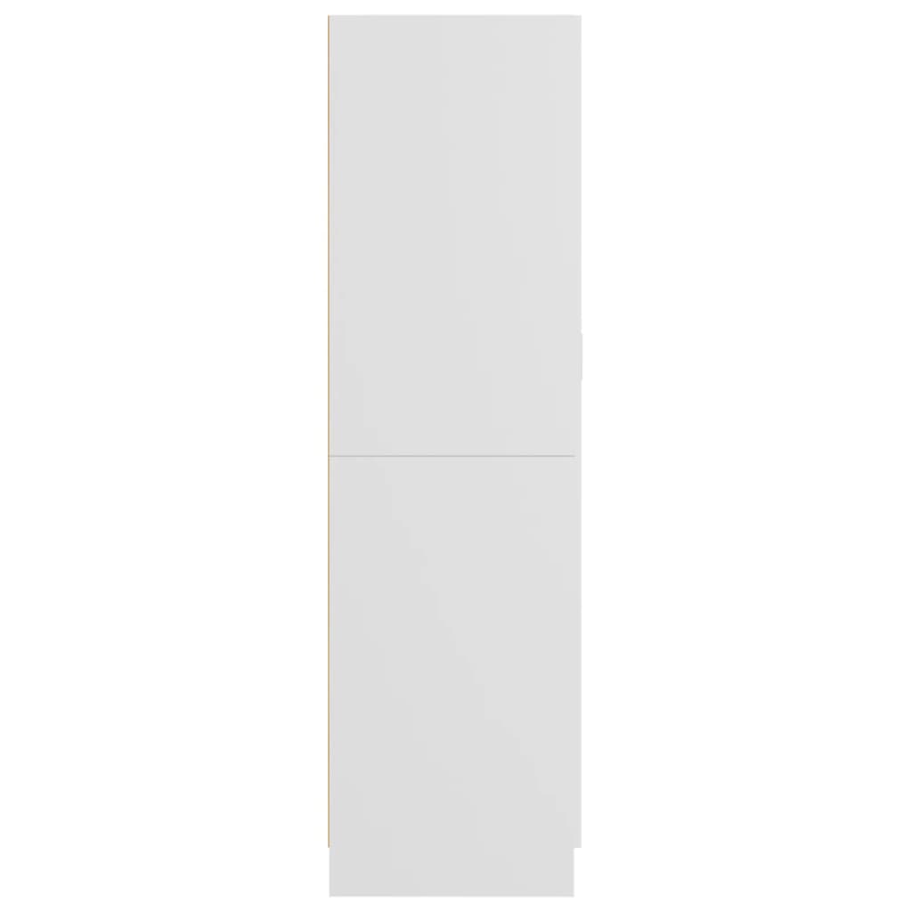 vidaXL Armario de aglomerado blanco 82,5x51,5x180 cm