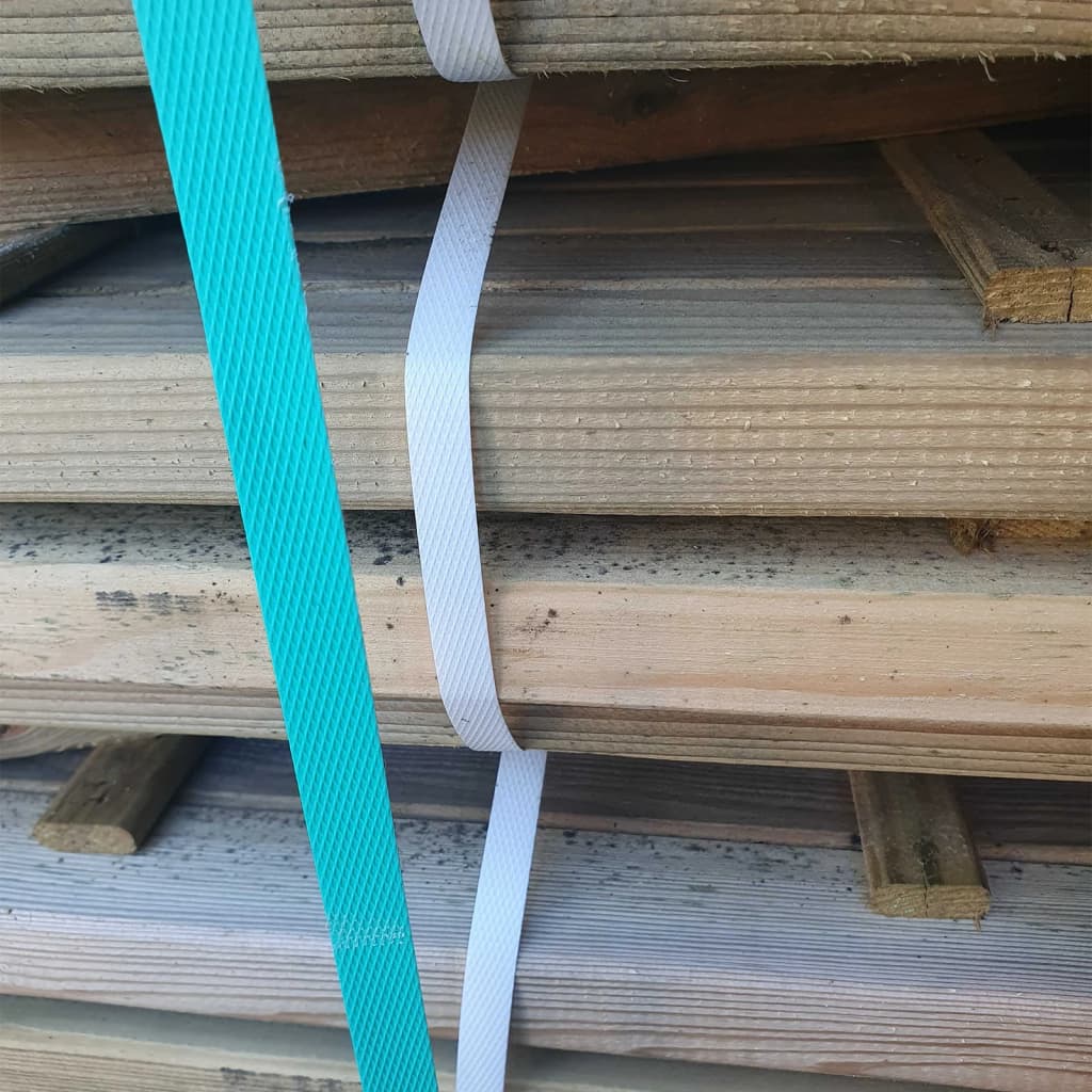 vidaXL Banco jardinera B-Stock madera maciza de pino impregnada