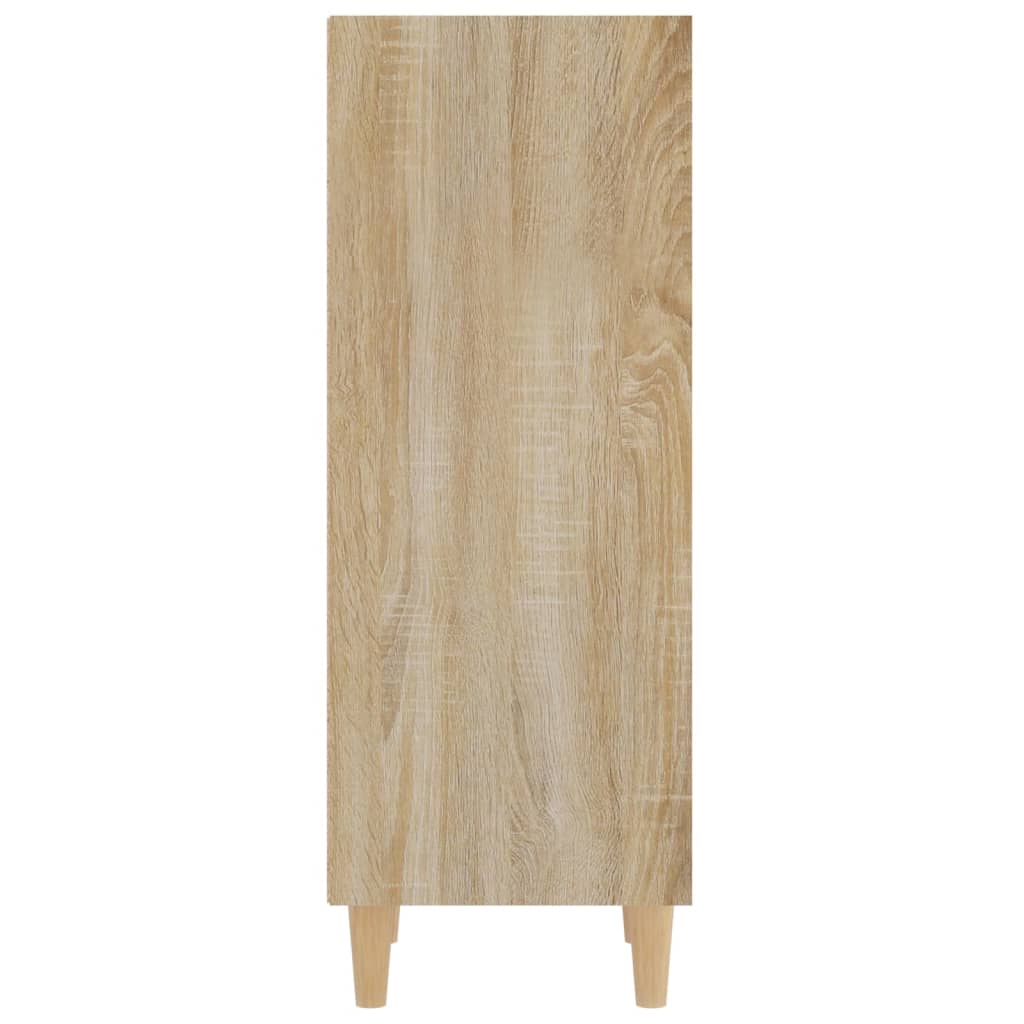 vidaXL Aparador madera contrachapada roble sonoma 34,5x32,5x90 cm