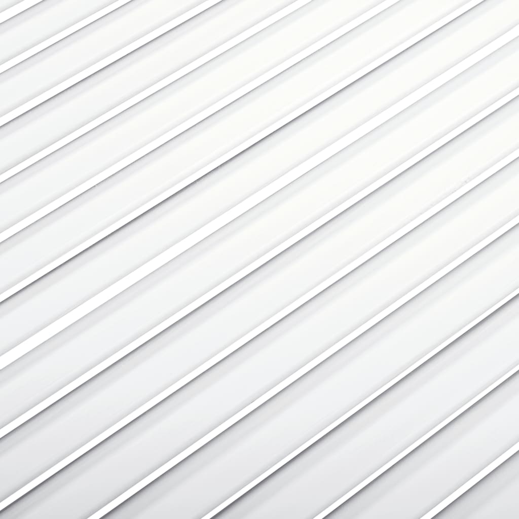 vidaXL Puerta de armario de lamas madera pino blanco 99,3x49,4 cm
