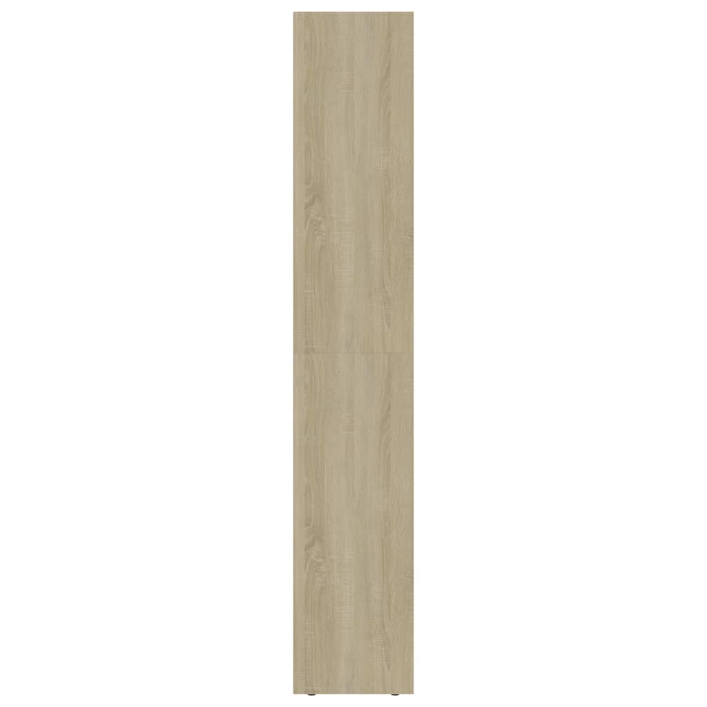 vidaXL Estantería madera contrachapada color roble Sonoma 36x30x171 cm