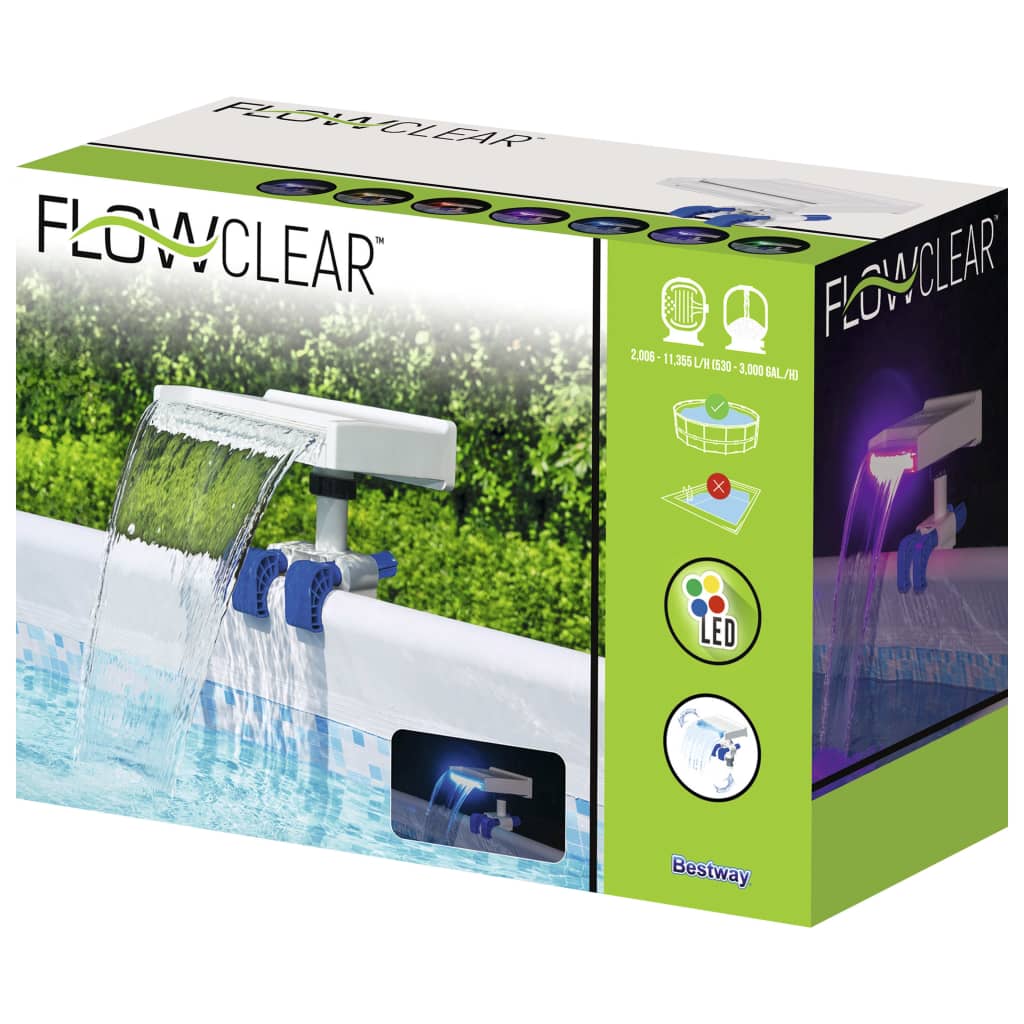 Bestway Flowclear Cascada relajante LED