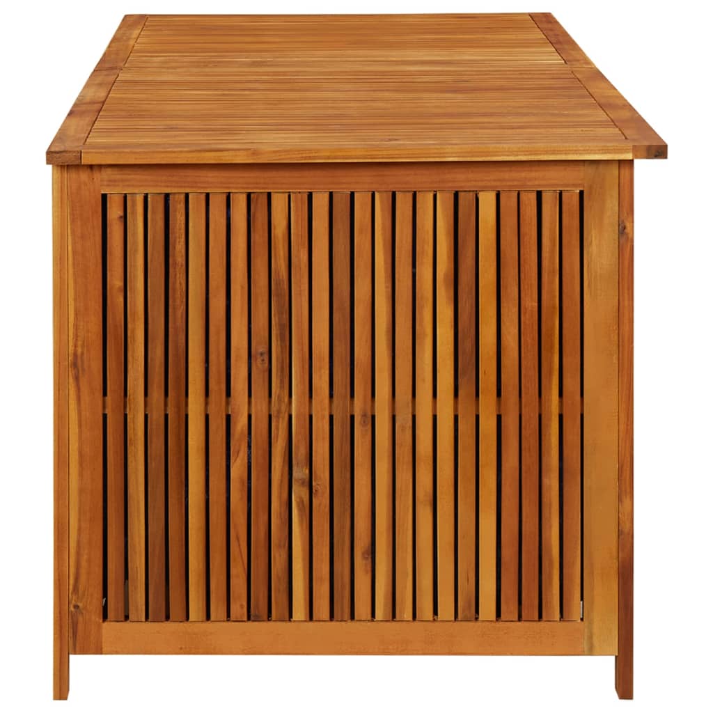 vidaXL Caja de almacenaje de jardín madera maciza acacia 175x80x75 cm