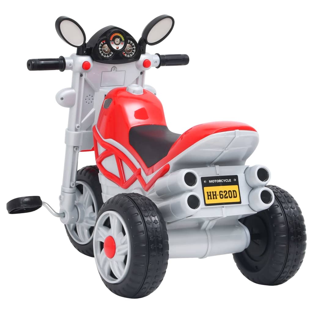 vidaXL Triciclo para niños rojo