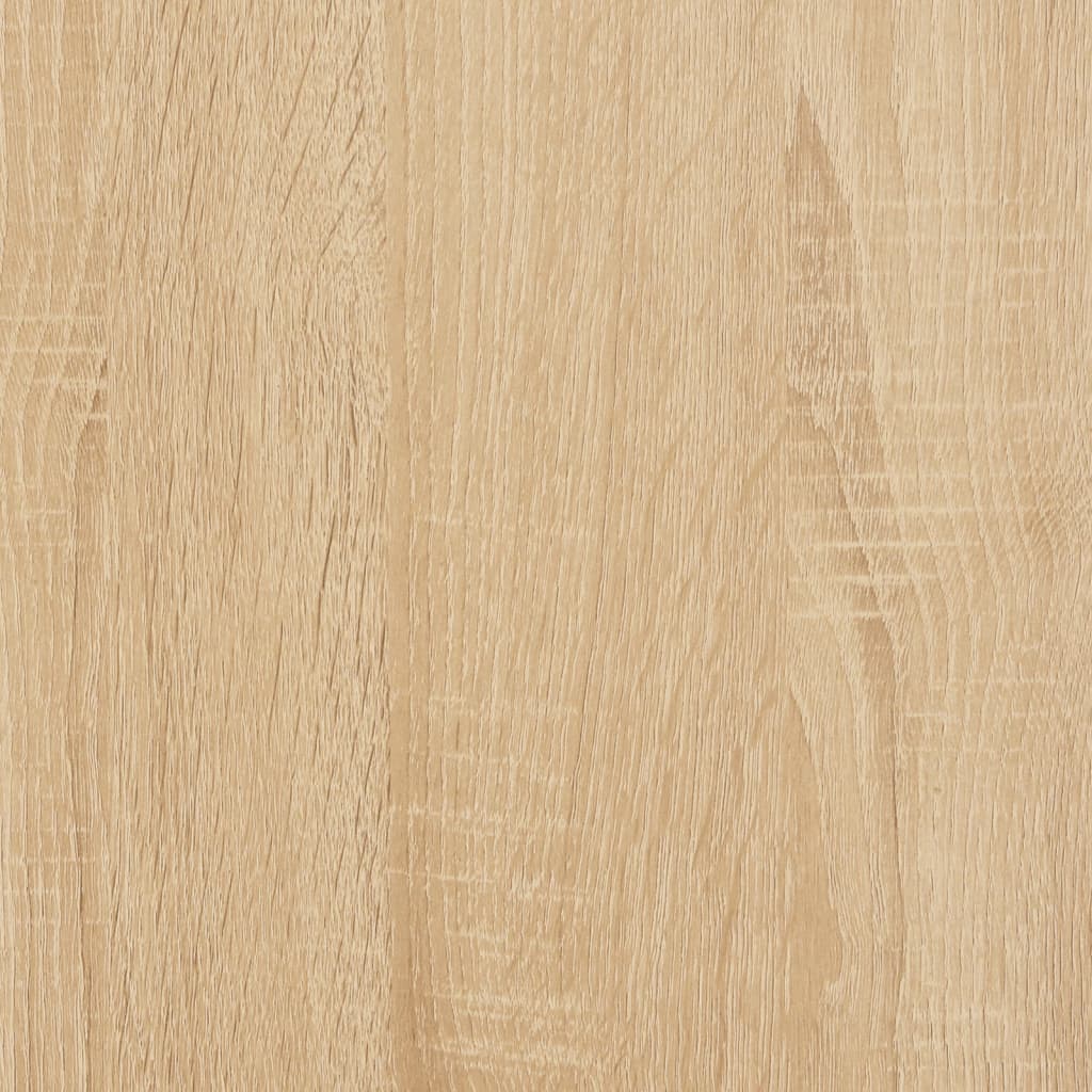 vidaXL Aparador de madera contrachapada color roble Sonoma 88x30x70 cm