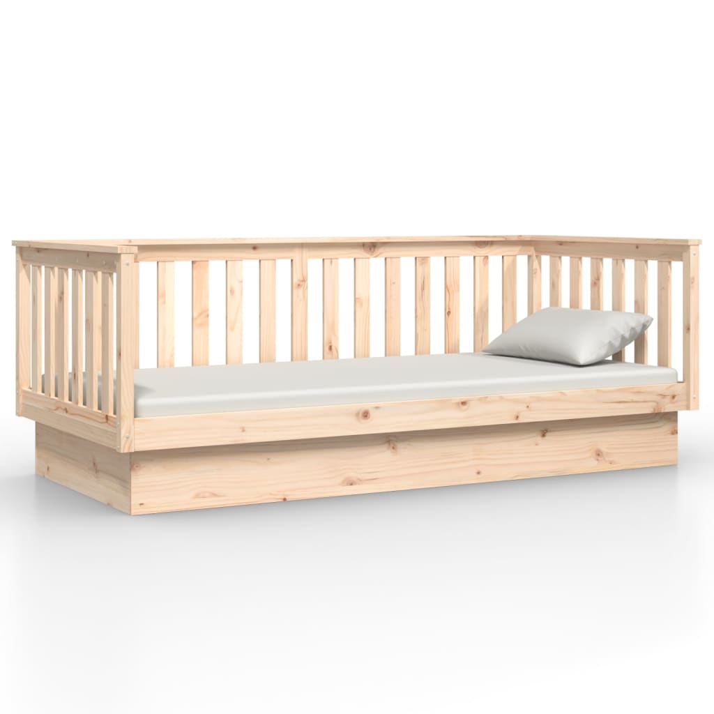 vidaXL Sofá cama madera maciza de pino 80x200 cm