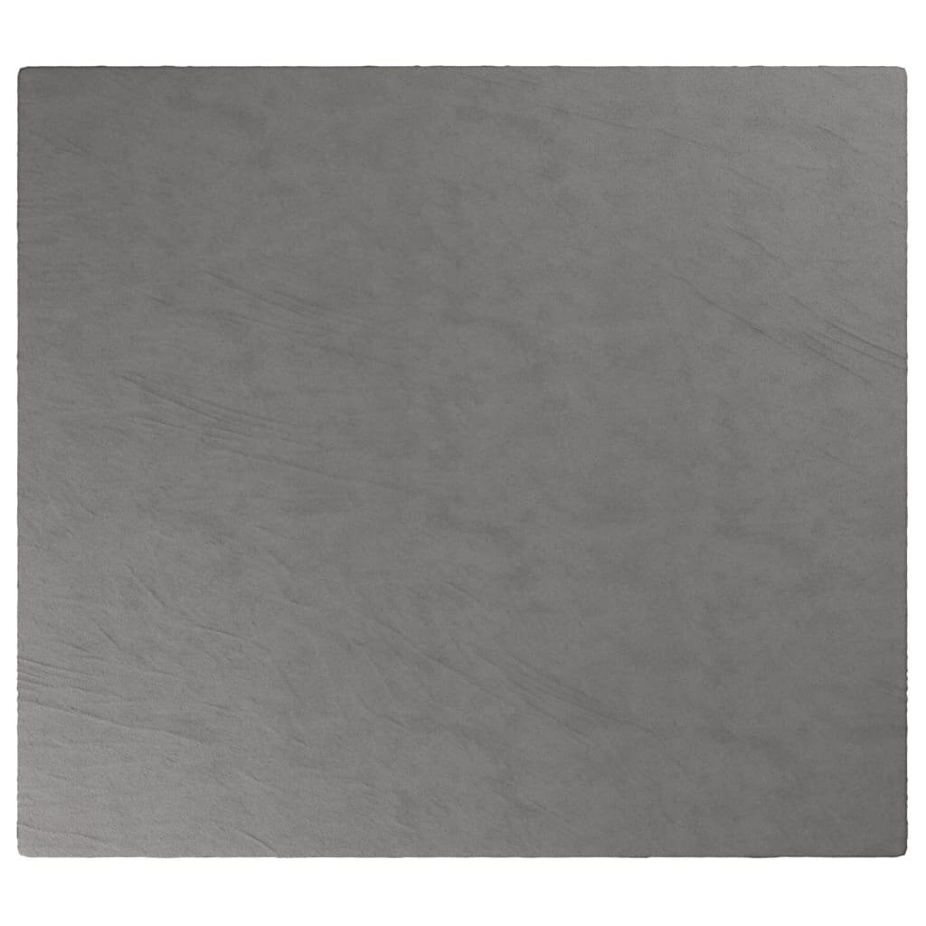 vidaXL Manta con peso con funda tela gris 200x220 cm 13 kg