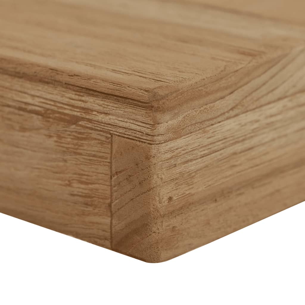 vidaXL Banco de madera maciza de teca 80 cm