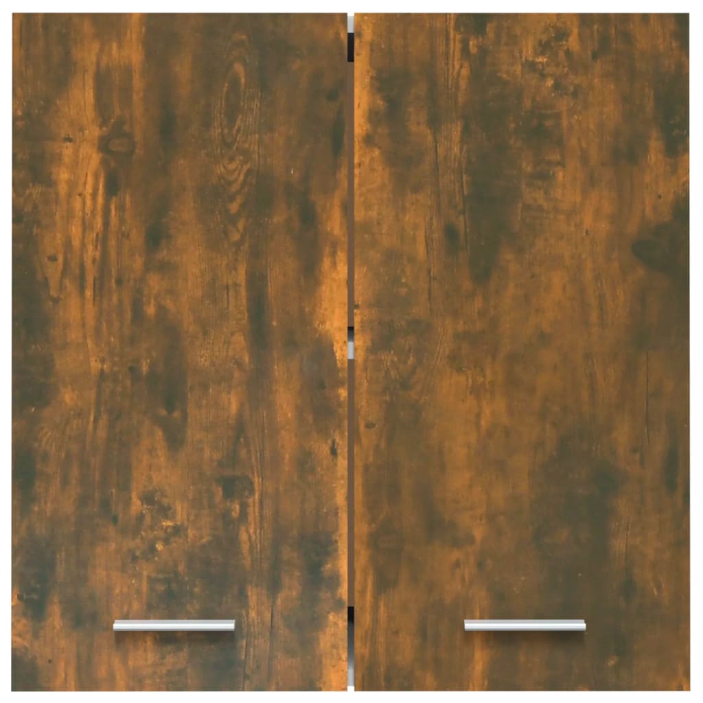 vidaXL Armario colgante madera contrachapada roble ahumado 60x31x60 cm