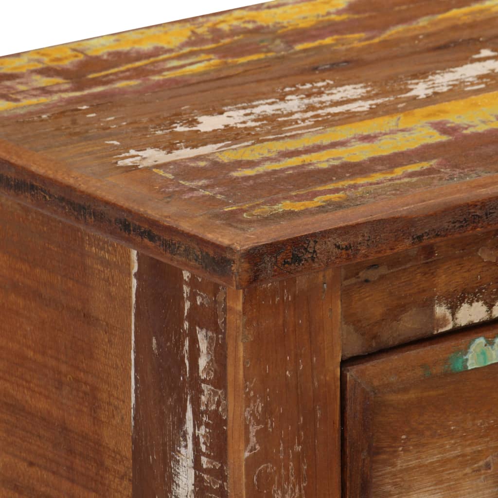 vidaXL Mueble con cajones madera maciza reciclada 60x30x75 cm