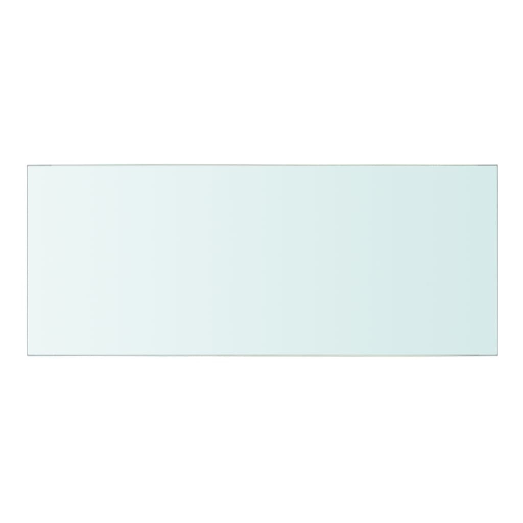 vidaXL Panel de estante vidrio claro 50x20 cm