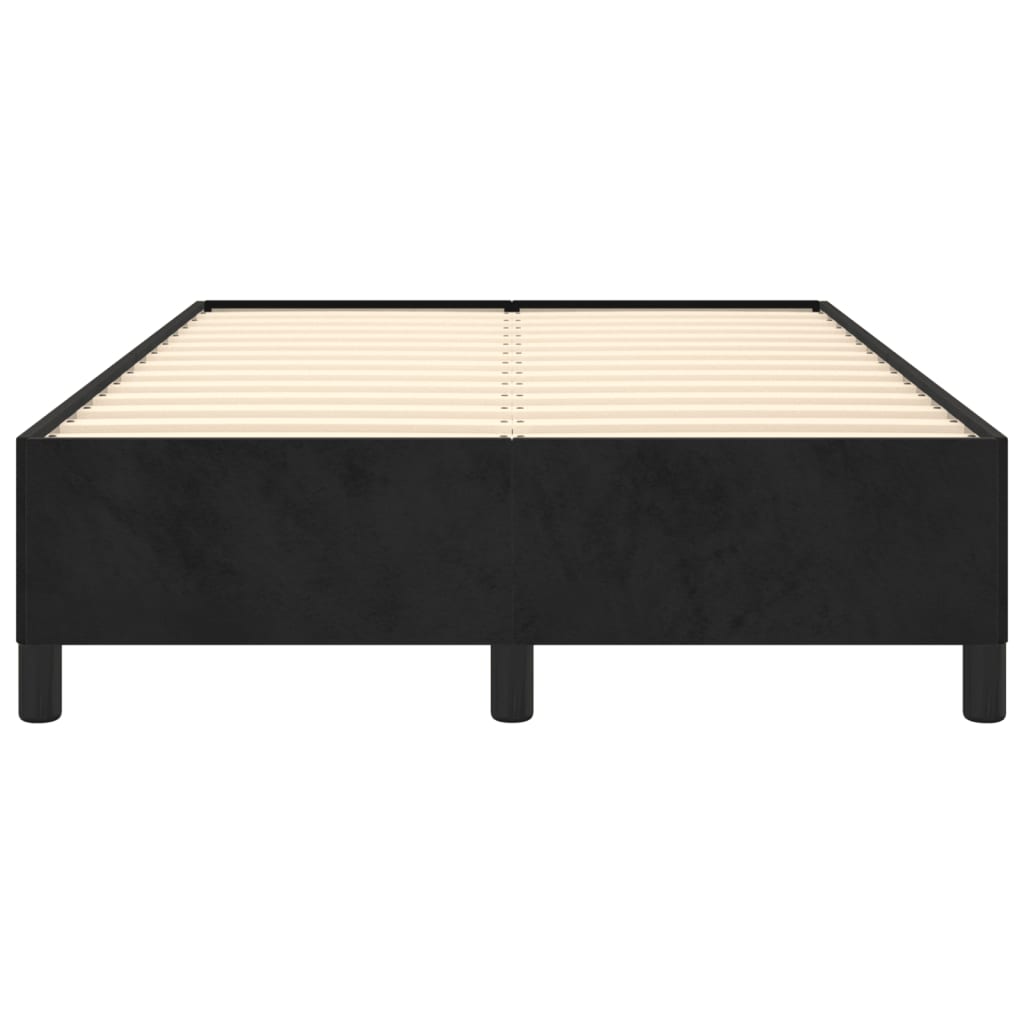 vidaXL Estructura de cama terciopelo negro 120x190 cm