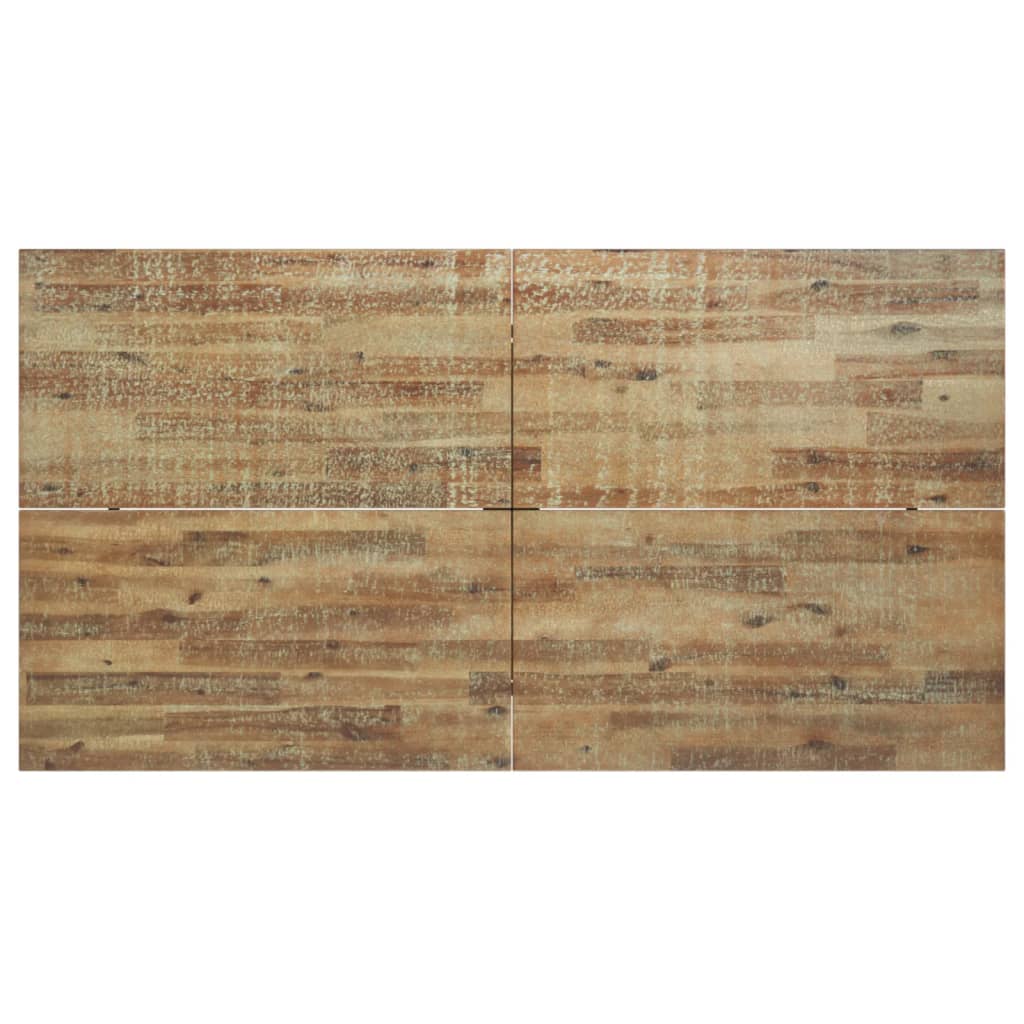 vidaXL Mesa de comedor de madera de acacia maciza 170x90 cm