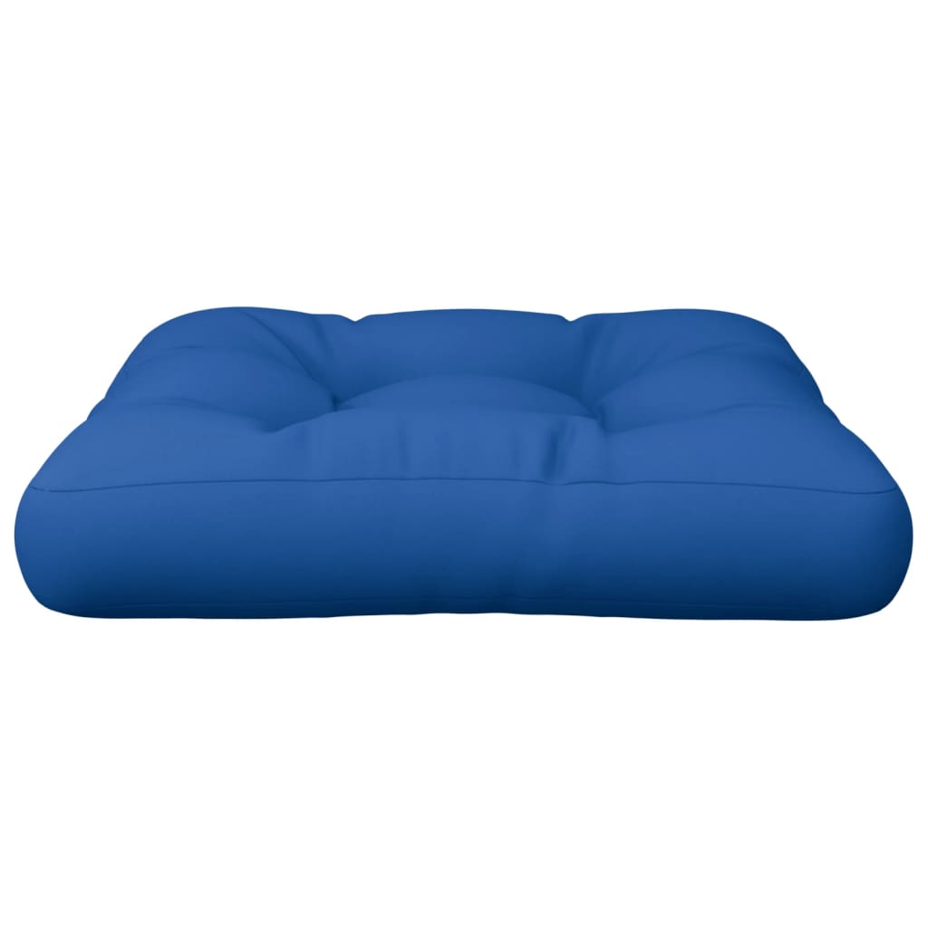 vidaXL Cojín para sofá de palets de tela gris azul 58x58x10 cm