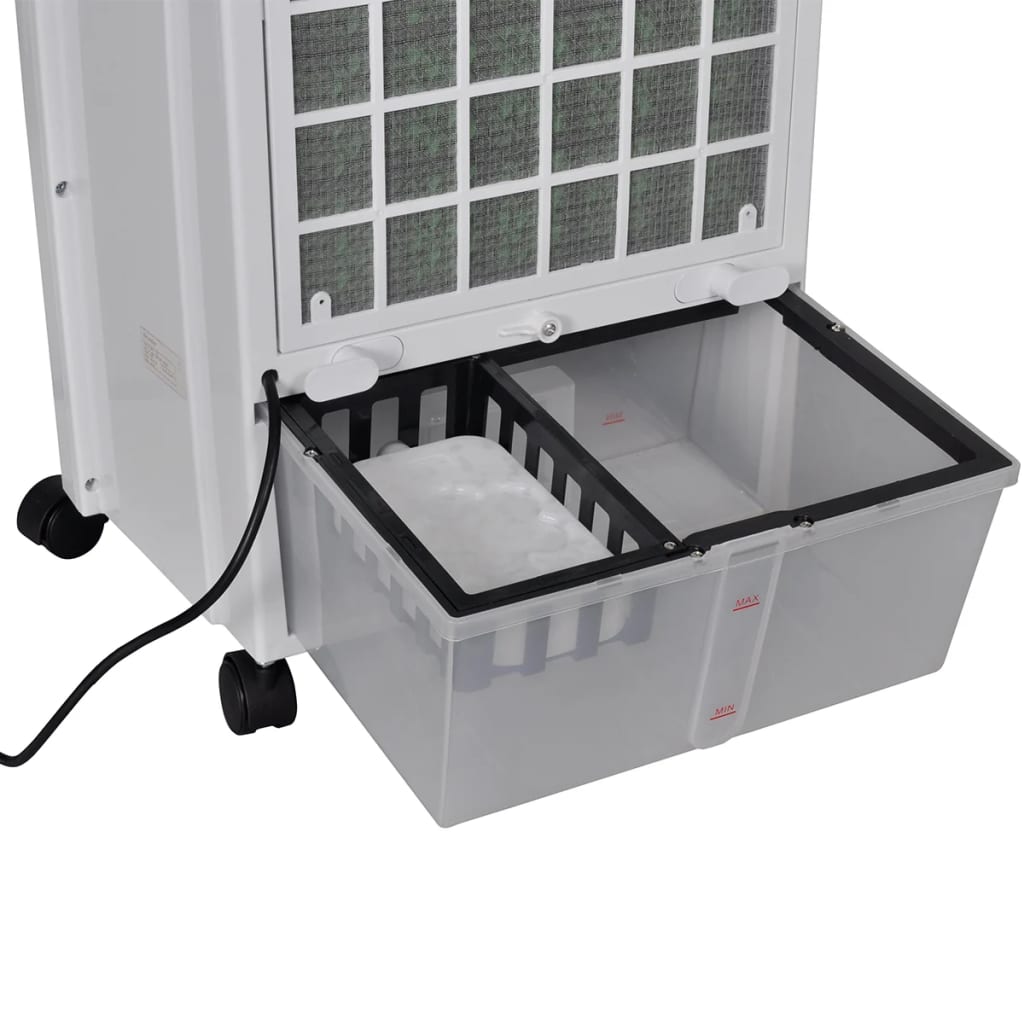 vidaXL Enfriador de aire ventilador purificador humidificador 8 L