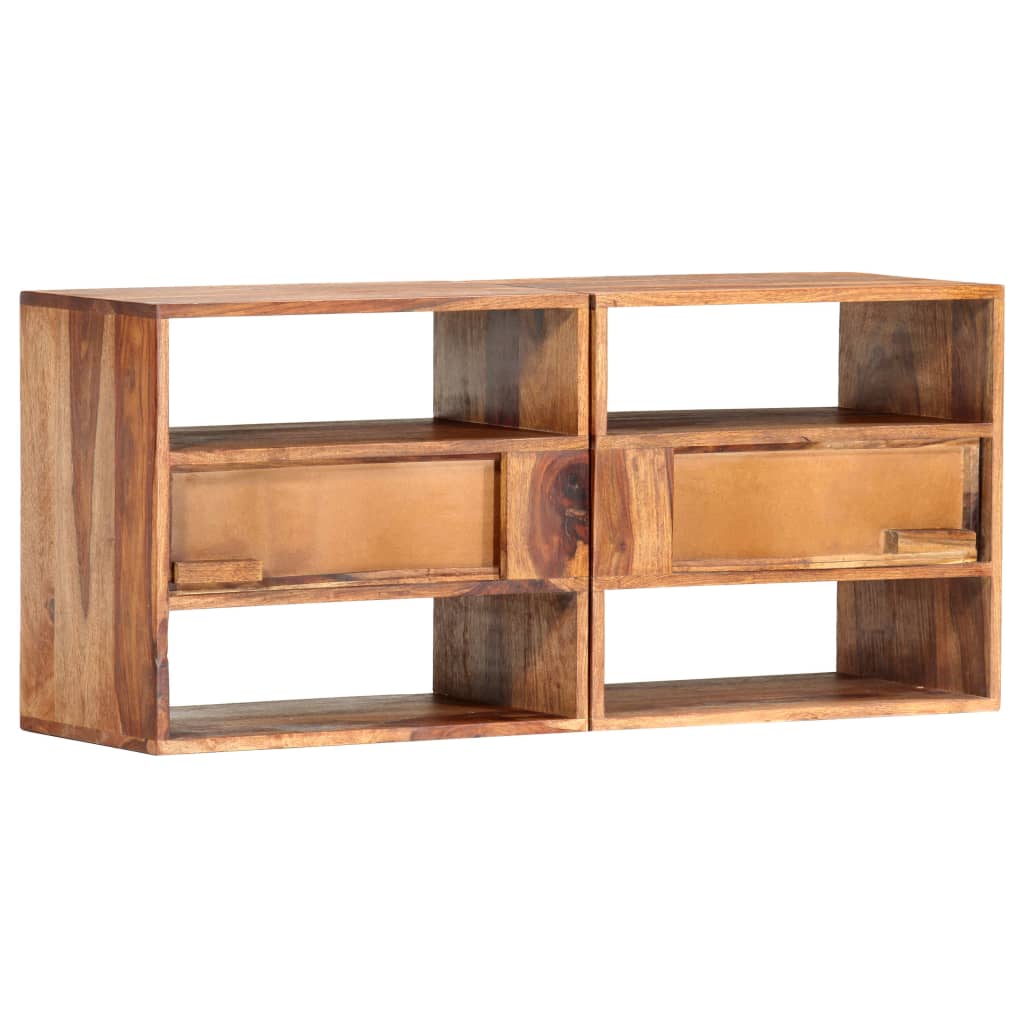 vidaXL Mueble para TV madera maciza de sheesham 160x30x45 cm