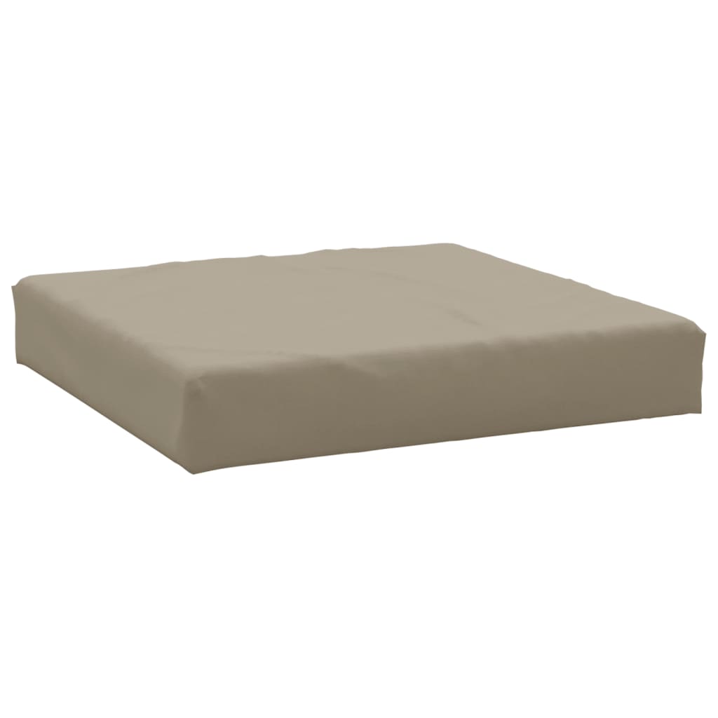 vidaXL Cojines para sofá de palés 2 piezas tela gris taupe