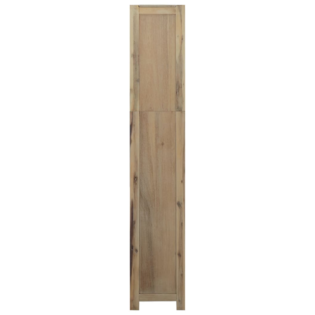 vidaXL Estantería de 6 niveles madera maciza de acacia 80x30x170 cm