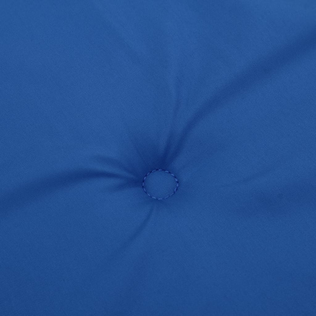 vidaXL Cojín para tumbona azul (75+105)x50x3 cm