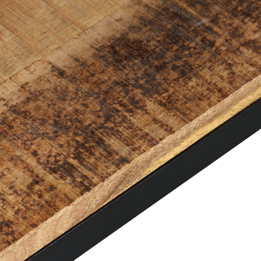 vidaXL Banco de madera maciza de mango 160x35x45 cm